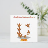 Carte Chirpy Chickens acrobat squad (Debout devant)