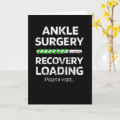Carte Chirurgie ankle Récupération | Reconstruction de l (Fleur jaune)