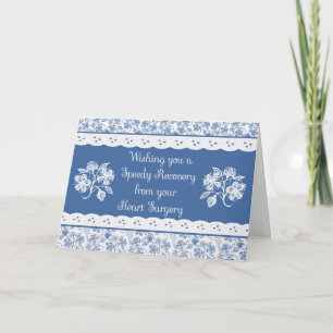 Carte Chirurgie cardiaque bien obtenir Floral Faux Lace