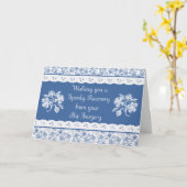 Carte Chirurgie de hanche obtenir bien Floral Faux Lace (Fleur jaune)