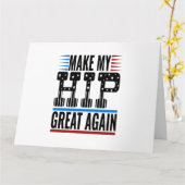 Carte Chirurgie de la hanche (Fleur jaune)