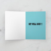 Carte Chirurgie de remplacement du genou - Citation amus (Intérieur)