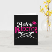 Carte Chirurgie plastique Cosmétique Injector Lips Botox (Fleur jaune)