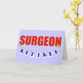 CARTE CHIRURGIE RETRAITE (Fleur jaune)