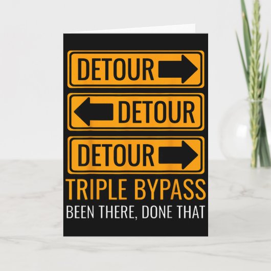 Carte Chirurgie Triple Bypass Maladies Cardiaques Chirur (Devant)