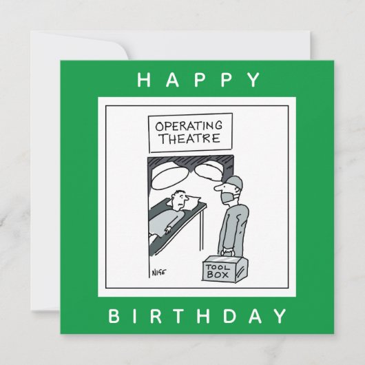 Carte Chirurgien entrant dans le théâtre d'opération des (Devant)