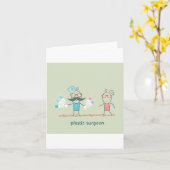 Carte Chirurgien plastique (Fleur jaune)