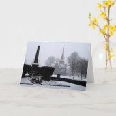 Carte Chiswick Christ Church & Memorial - Aquarelle (Fleur jaune)