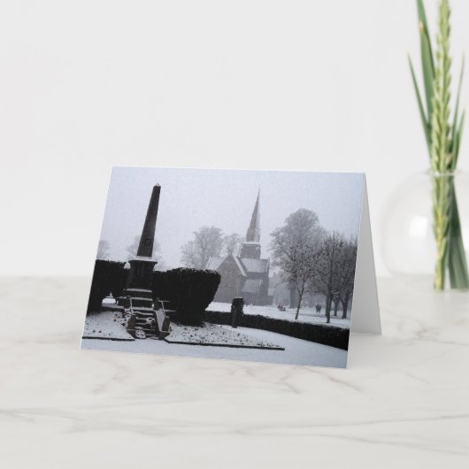 Carte Chiswick Christ Church & Memorial - Aquarelle (Devant)