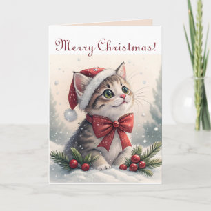 Carte Chite de Noël modifiable