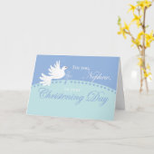 Carte Chitening Dove de Nephew en bleu (Fleur jaune)