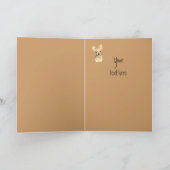 Carte Chiwawa d'aquarelle, Felicidades ! Anniversaire (Intérieur)