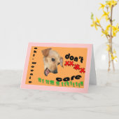 Carte Chiweenie don't care that you're 30 Birthday Card (Fleur jaune)