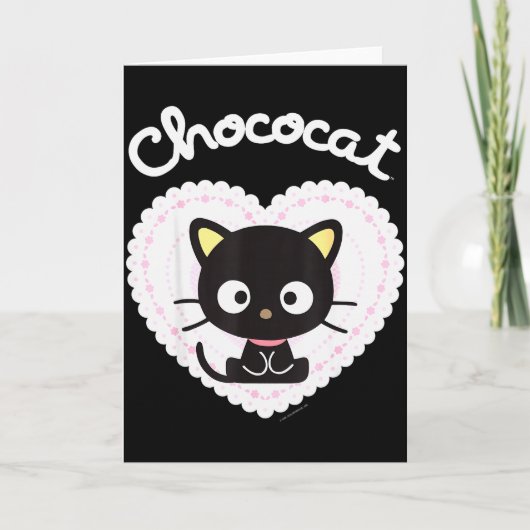 Carte Chococat T-shirt de la Saint-Valentin Sucré  (Devant)