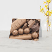 Carte Chocolat (Fleur jaune)