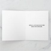 Carte Chocolat blanc (Intérieur)