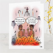 Carte Chocolat blanc (Fleur jaune)