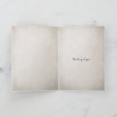 Carte chocolat chaud au visage heureux (Intérieur)