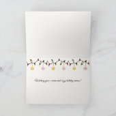 Carte Chocolat chaud de Noël (Intérieur)