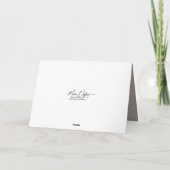 Carte Chocolat Chaud Pour Janvier Anniversaire (Dos)