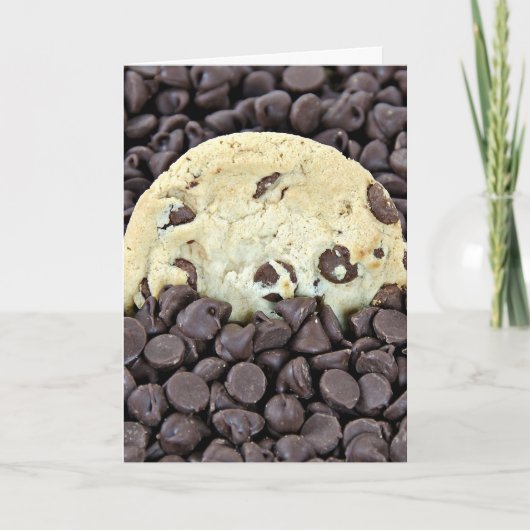 Carte Chocolat Chip Cookie Anniversaire (Devant)
