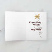 Carte Chocolat Chip Cookie Anniversaire (Intérieur)