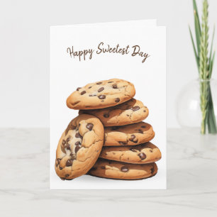 Carte Chocolat Chip Cookies Jour le plus doux