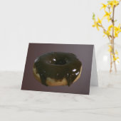 Carte Chocolat couvert (Fleur jaune)