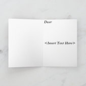 Carte Chocolat de policier/oiseau reptile 1 de menthe (Intérieur)