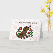 Carte Chocolat Lab Maman & Green Floral (Fleur jaune)
