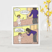 Carte Chocolat pour gramma (Fleur jaune)