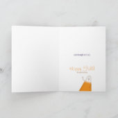 Carte ChocolatCandy Corn Happy Fall Y'all Greeting Card (Intérieur)