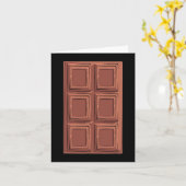Carte Chocolate Bar S'mores Costume Group Camping (Fleur jaune)