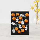 Carte Chocolate Chip Cookies And Milk Funny Costume (Fleur jaune)