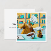 Carte Chocolatiers - Mini impression (Devant / Derrière)