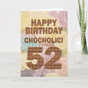 Carte Chocololique 52e anniversaire
