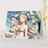 Carte Choeur d'anime (Fleur jaune)