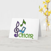 Carte Choir (Fleur jaune)