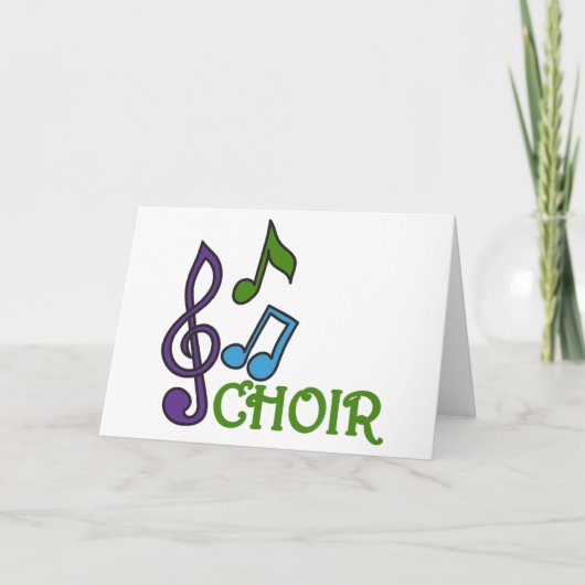 Carte Choir (Devant)