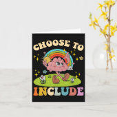 Carte Choisir D'Inclure Neurodiversité Autisme Enseignan (Fleur jaune)