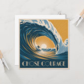 Carte Choisissez le courage (Devant/Arrière en situation)