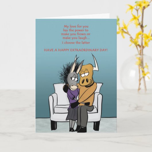 Carte Choix d'amour (Fleur jaune)