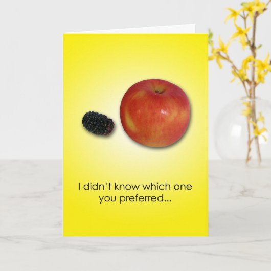 Carte Choix d'anniversaire (Fleur jaune)