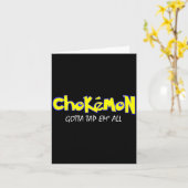 Carte Chokemon Gotta Tap Em All Funny Jiu Jitsu Mma Shor (Fleur jaune)