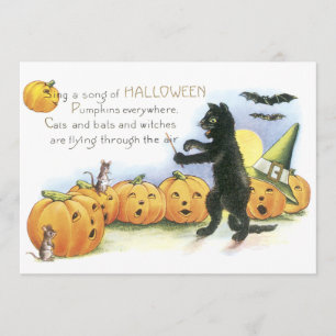 Carte Chorale d'Halloween de Jack O'