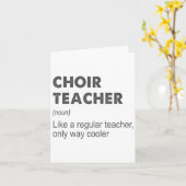 Carte Chorale Enseignant Définition Enseignant École F (Fleur jaune)