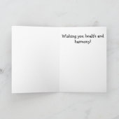 Carte Chordial Anniversaire Quartet homme noir et blanc (Intérieur)