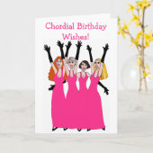 Carte Chordial Birthday souhaite la bienvenue au Quartet (Fleur jaune)