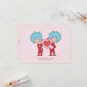 Carte Chose Un Chose Deux Je T'aime (Devant/Arrière en situation)