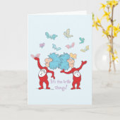 Carte Chose Une Chose Deux C'est Les Petites Choses ! (Fleur jaune)